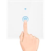 Los mejores  - OurLeeme Interruptor de luz de Pared táctil Wi-Fi- Interruptor de Temporizador de Control de Voz Remoto WiFi Compatible…